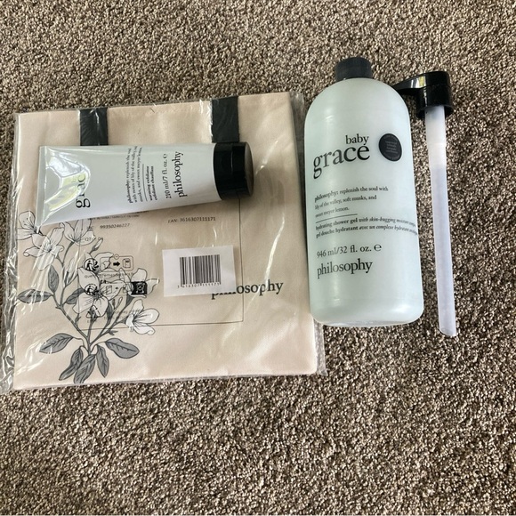 Philosophy 32oz Baby Grace Shower Gel W/Pump & Warming...